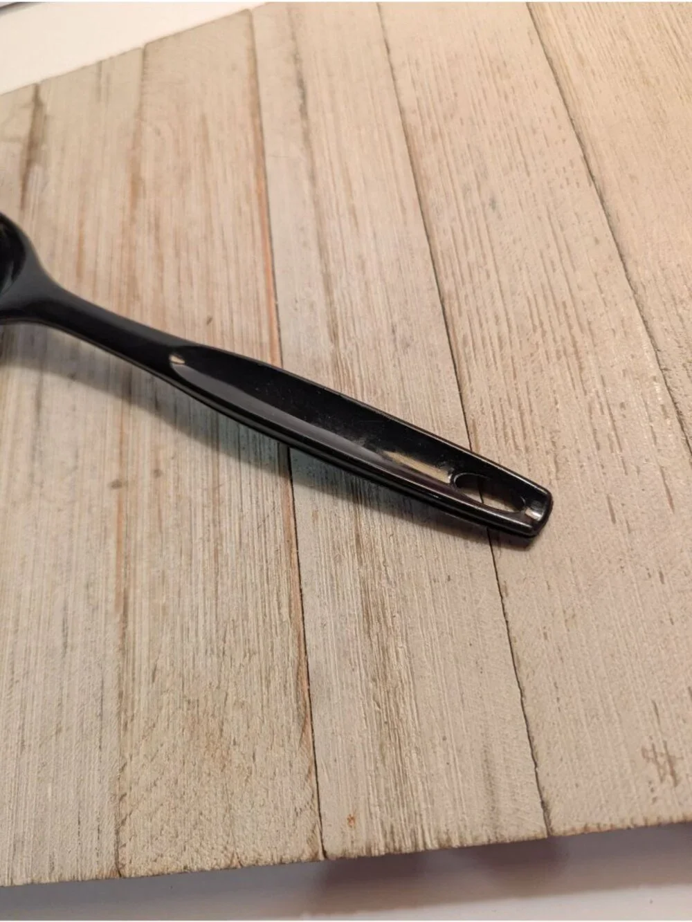 Vintage Foley #2 Black Nylon Plastic Solid Spoon 11